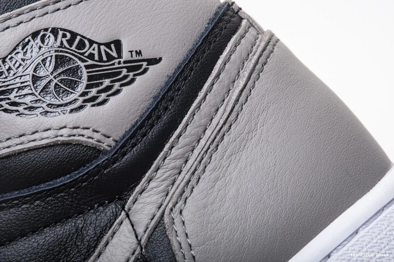 OG 555088-013 Shadow High Black Retro 1 Gray  Jordan Air 1001
